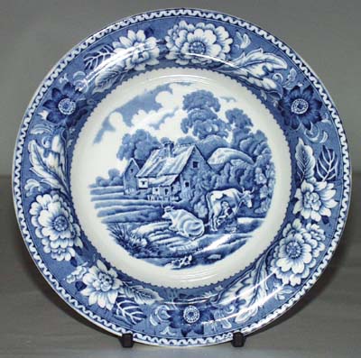 Fruit Saucer with stone rim